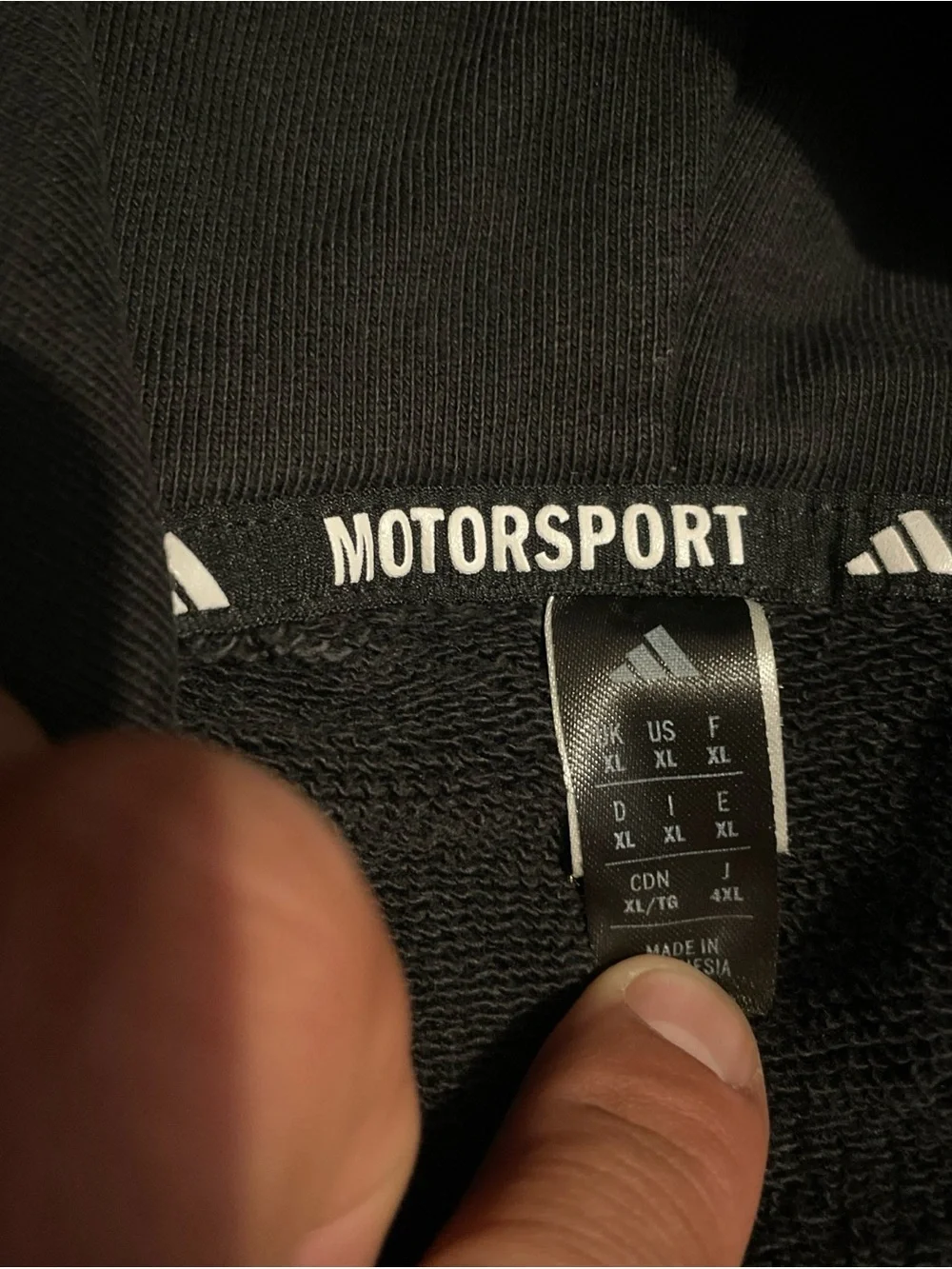 Mercedes AMG Petronas Hoodie Sweatshirt Mens XL F1 Formula One Adidas